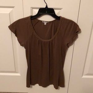 COPY - Gap Pima Cotton Brown Tee SZ S